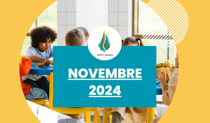 Restauration scolaire : Menu novembre 2024